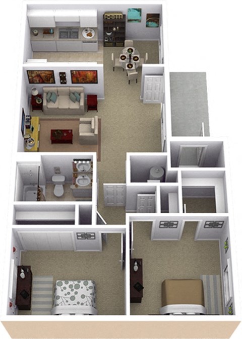 Jarales Classic Floor Plan Jarales Classic Floor Plan at Acacia Gardens, Albuquerque, NM, 87111
